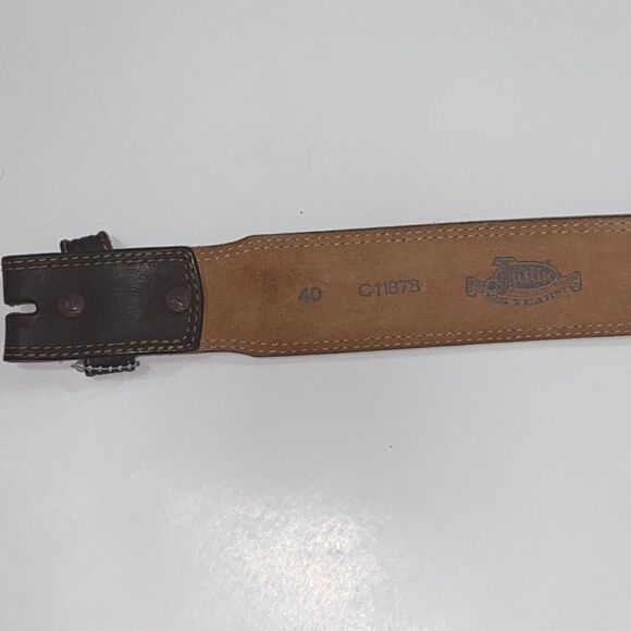 VTG, Justin Boots 1879 125 Years C11878 Handmade Original Men Belt Size 40 - Picture 7 of 8